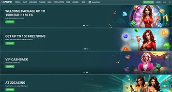 22Casino Bonuses