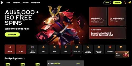 Spin Samurai Welcome Offers